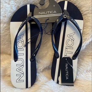 Nautical flip flops.